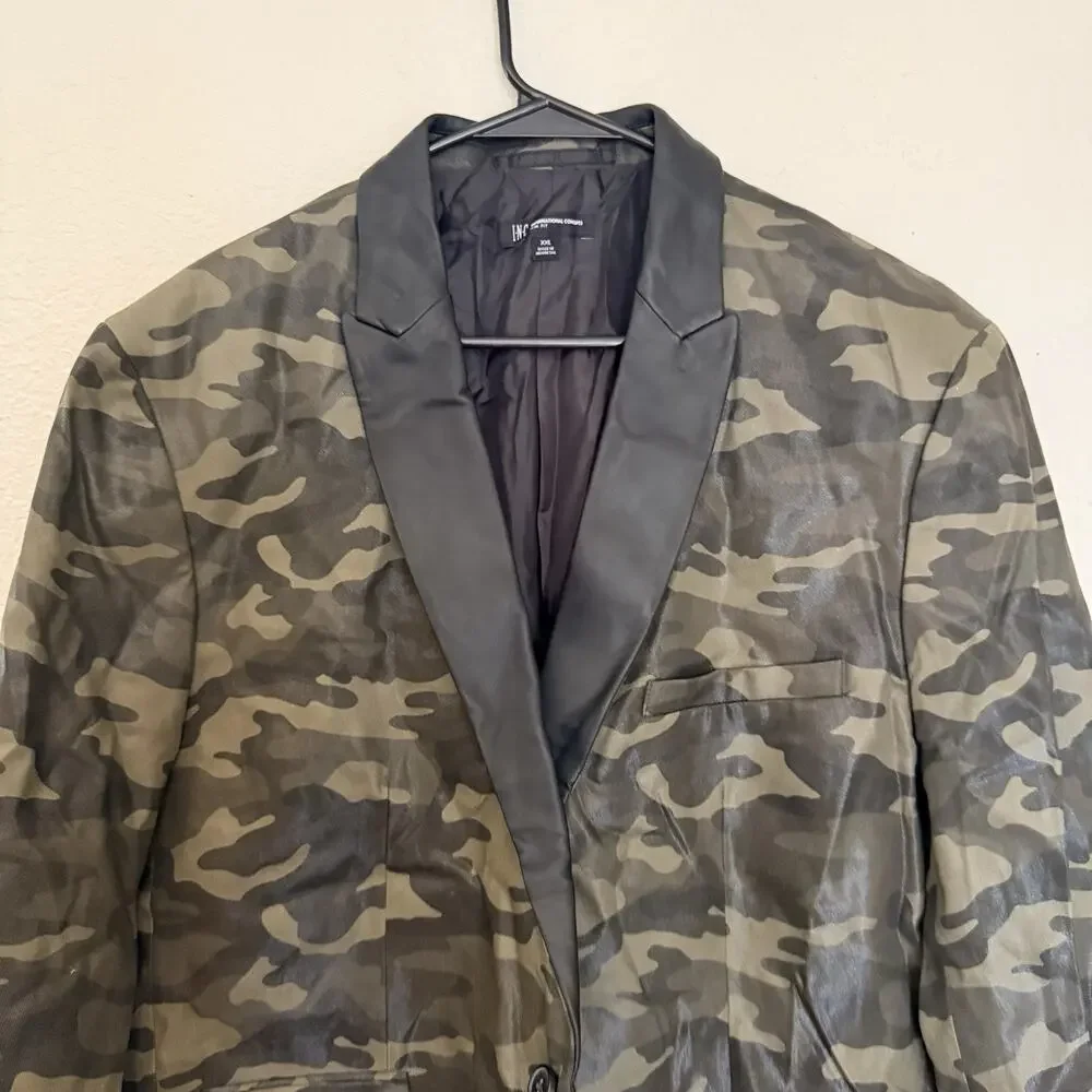 I.N.C. International Concepts Men's Slim-Fit Camouflage Blazer Size XXL